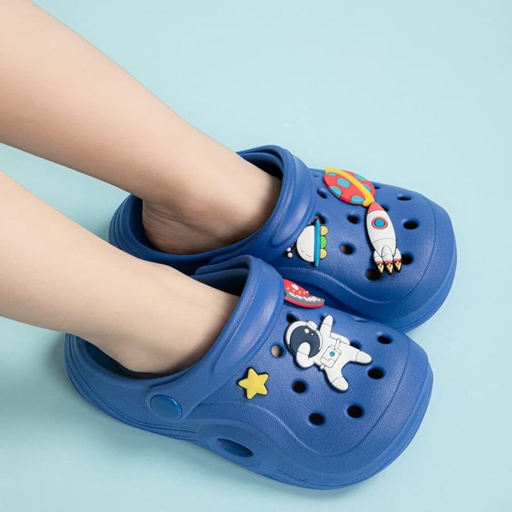 Toddler Kids Boys Cute Garden Water Clogs Sandals Slip On Shoes 12